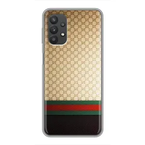 Чехлы Бренд GUCCI для Samsung Galaxy A32 (5G) (Фон Гуччи)