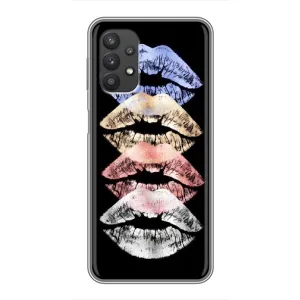 Чехол Стильные девушки на Samsung Galaxy A32 (5G) (Губы)