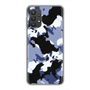 Камуфляжный Чехол для Самсунг Галакси А32 (5G) (Камуфляжный Серый)