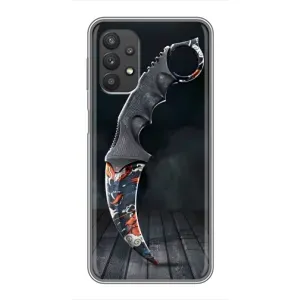 Чехол КИБЕРСПОРТ для Samsung Galaxy A32 (5G) (Кинжал КС ГО)