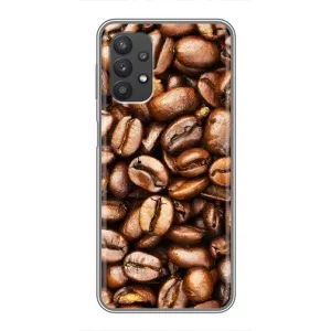Чехол с изображением вкусной еды для Samsung Galaxy A32 (5G) (Кофе)