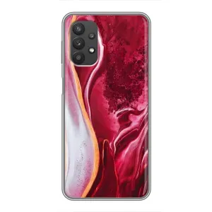 Чохли з тематикою "Мрамор" на Самсунг Галаксі А32 (5G) (Червоний мрамор)