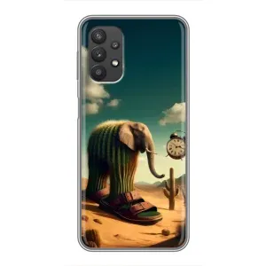 Чехол с мемами тралалело тралала для Samsung Galaxy A32 (5G) (Лирили ларила)