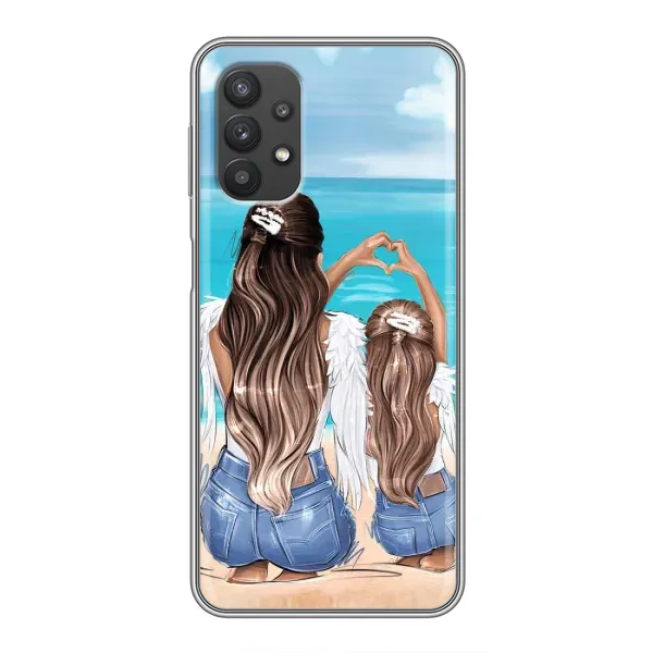 Чехол с рисунком «Мама и дочь» для Samsung Galaxy A32 (5G) Чехол с рисунком «Мама и дочь» для Samsung Galaxy A32 (5G)