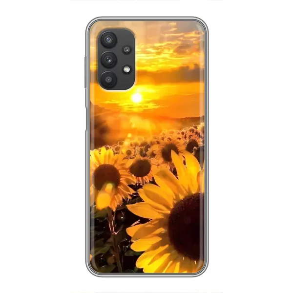 Чехол с рисунком «поле подсолнухов» для Samsung Galaxy A32 (5G)