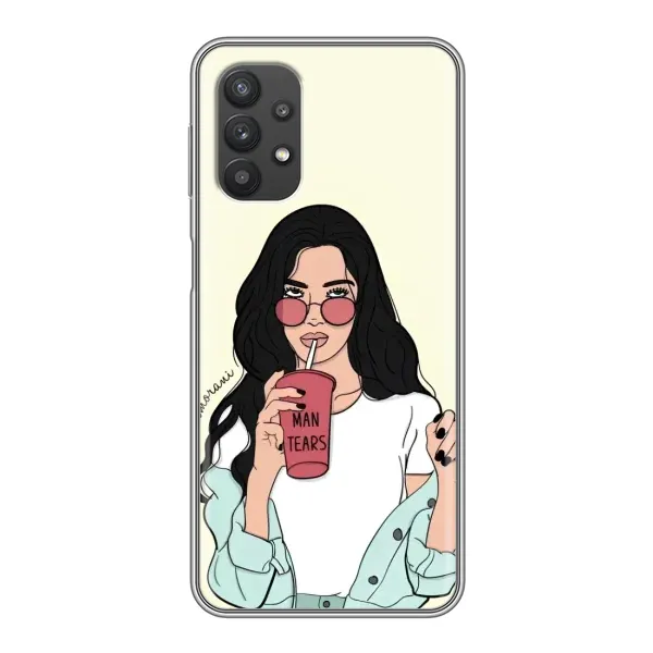 Чехол с рисунком «С напитком» для Samsung Galaxy A32 (5G) Чехол с рисунком «С напитком» для Samsung Galaxy A32 (5G)