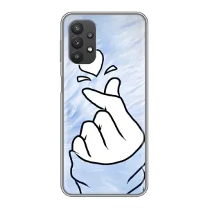 Чехлы (Знак сердечка) на Samsung Galaxy A32 (5G) (Сердечка знак)