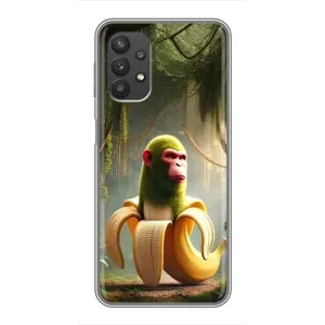 Чехол с мемами тралалело тралала для Samsung Galaxy A32 (5G) (Шимпанзини бананини)