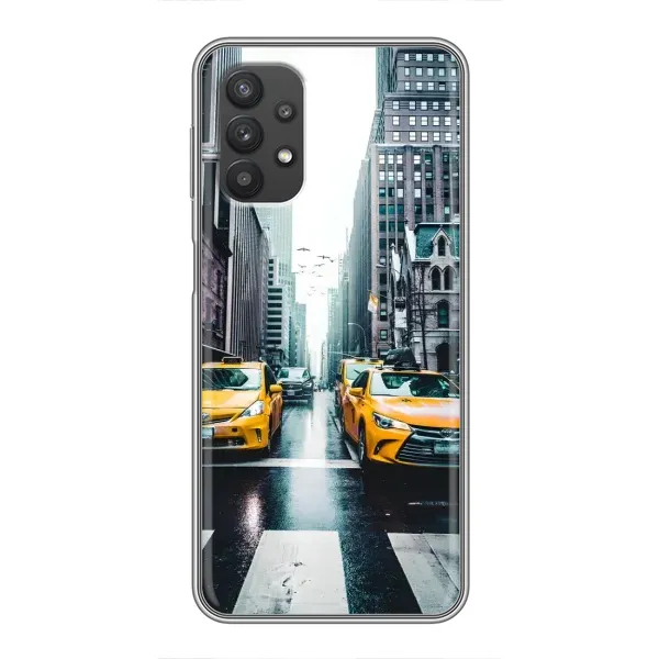 Чехол с рисунком «Такси» для Samsung Galaxy A32 (5G)