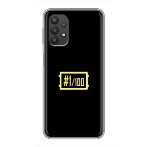 Чохол (TPU) з картинкою "Лого Пабг" на Самсунг Галаксі А32 (5G) (ТОП 1)