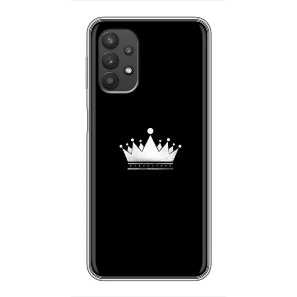 Чехол с рисунком «Белая корона» для Samsung Galaxy A32 Чехол с рисунком «Белая корона» для Samsung Galaxy A32