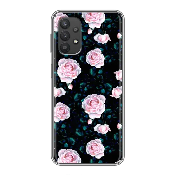 Чехол с рисунком «Чайные розы» для Samsung Galaxy A32 Чехол с рисунком «Чайные розы» для Samsung Galaxy A32