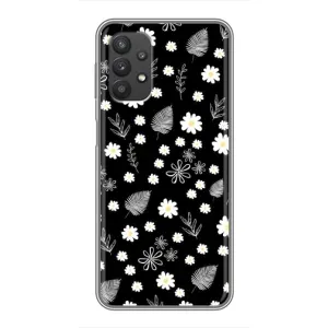 Чохли з тематикою "КВІТИ" на Samsung Galaxy A32 (цвітіння на чорному)