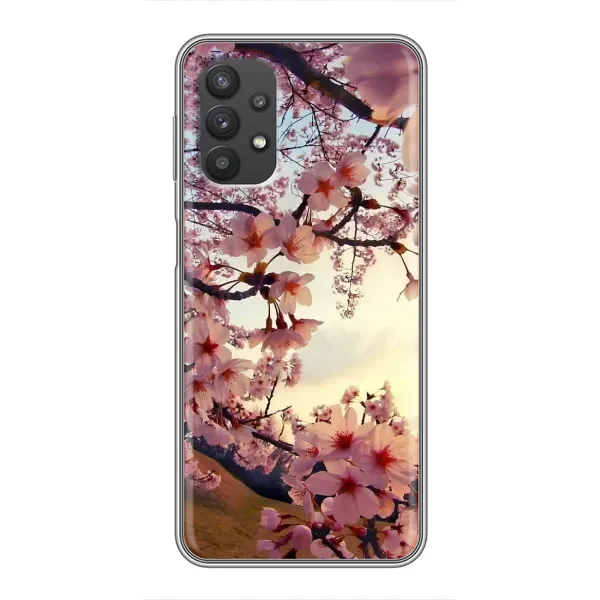 Чехол с рисунком «Цветущая сакура» для Samsung Galaxy A32 Чехол с рисунком «Цветущая сакура» для Samsung Galaxy A32