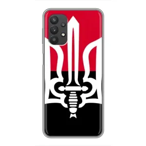 Чехлы УПА (Красно-Чёрный) на Samsung Galaxy A32 (Герб Украины)