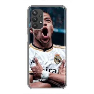 Чехол (TPU) с Футболистом на Samsung Galaxy A32 (Гол Мбаппе)