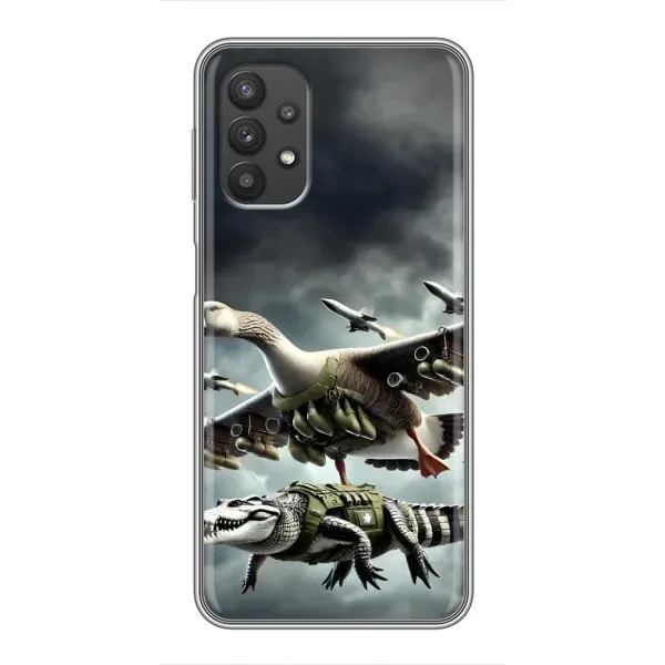 Чехол с рисунком «Гусини и крокодило» для Samsung Galaxy A32 Чехол с рисунком «Гусини и крокодило» для Samsung Galaxy A32