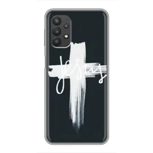 Чехлы для Самсунг Галакси А32 (Крест Иисуса) (Jesus)