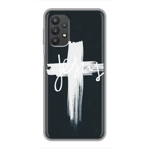 Чехол с рисунком «Jesus» для Samsung Galaxy A32 Чехол с рисунком «Jesus» для Samsung Galaxy A32