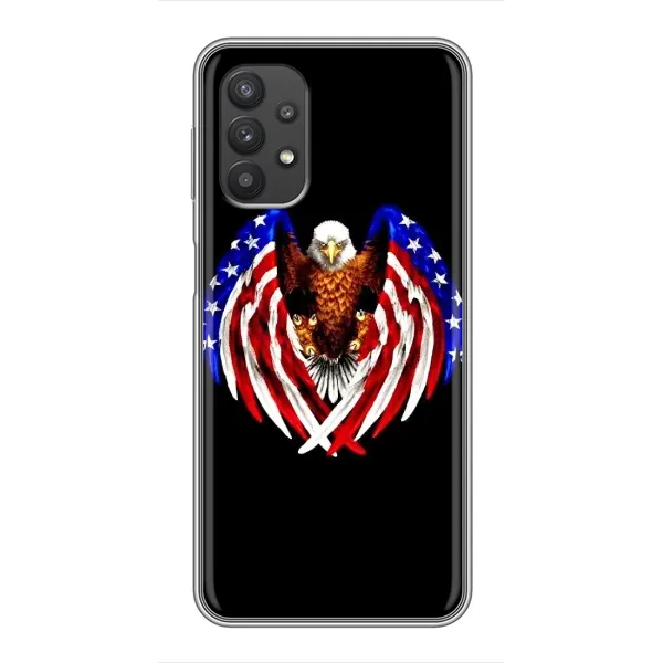 Чехол с рисунком «Крылья США» для Samsung Galaxy A32 Чехол с рисунком «Крылья США» для Samsung Galaxy A32