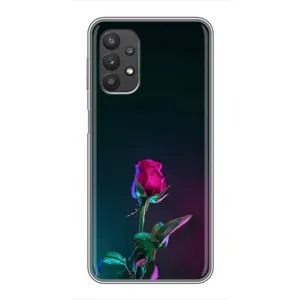 Чохли з принтом Троянд для Samsung Galaxy A32 (Нічна троянда)