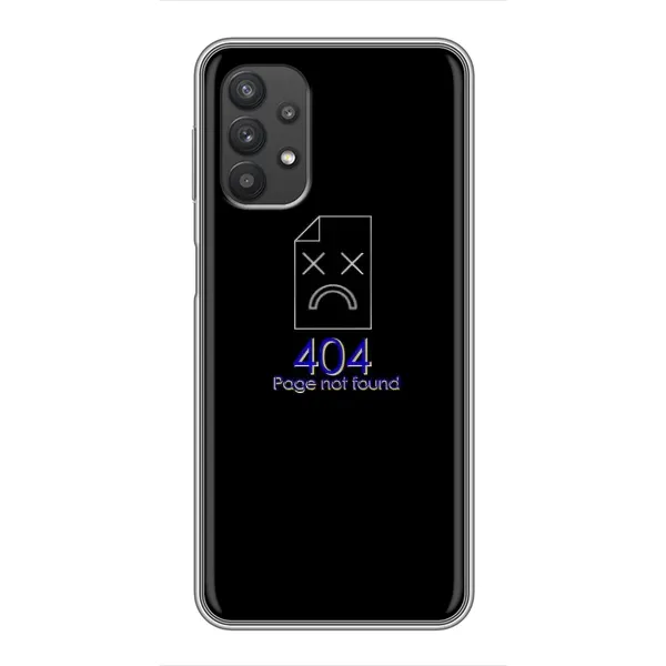 Чохол з малюнком «Помилка 404» для Samsung Galaxy A32 Чохол з малюнком «Помилка 404» для Samsung Galaxy A32
