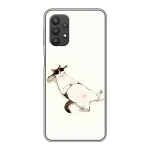 Чехол на тематику: Коты для Samsung Galaxy A32 (Отдых)