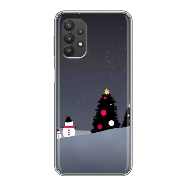 Чехол с рисунком «Снеговички» для Samsung Galaxy A32 Чехол с рисунком «Снеговички» для Samsung Galaxy A32