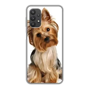 Чехол (ТПУ) Милые собачки для Samsung Galaxy A32 (Собака Терьер)