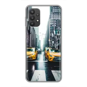 Силиконовый бампер (Работники) на Samsung Galaxy A32 (Такси)