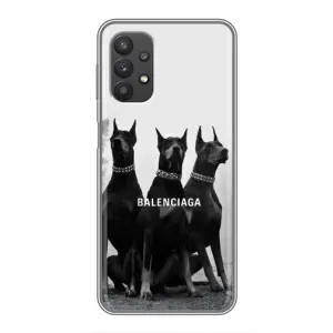 Чехол ДОБЕРМАН для Samsung Galaxy A32 (Три добермана)