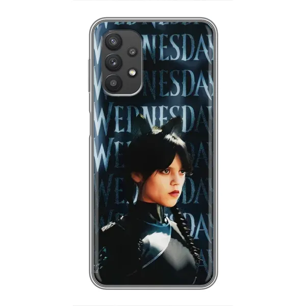 Чехол с рисунком «Уэнздей с ушками» для Samsung Galaxy A32 Чехол с рисунком «Уэнздей с ушками» для Samsung Galaxy A32