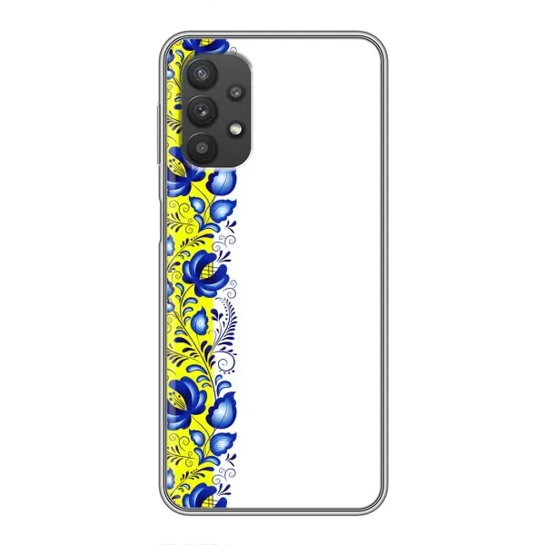 Чехол с рисунком «Желто-синяя вышиванка» для Samsung Galaxy A32 Чехол с рисунком «Желто-синяя вышиванка» для Samsung Galaxy A32
