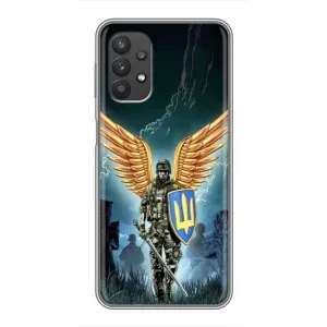 Патриотический Чехол для Samsung Galaxy A32 (ЗСУ з крильями)