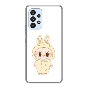 Чохол з принтом Лабубу для Samsung Galaxy A33 (5G) (Бежевий Лабубу)