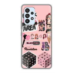 Чехлы с картинкой для Samsung Galaxy A33 (5G) (BLACK PINK коллаж)