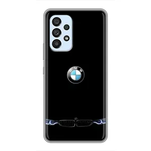 Силіконовий бампер з картинкою машини на Samsung Galaxy A33 (5G) (Чорний BMW)