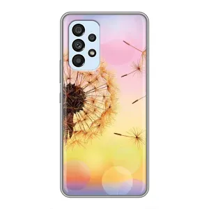 Силиконовый Чехол с одуванчиками на Samsung Galaxy A33 (5G) (Цветок-одуванчик)