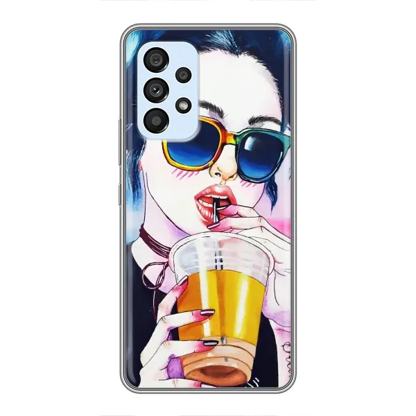 Чехол с рисунком «Девушка с коктейлем» для Samsung Galaxy A33 (5G) Чехол с рисунком «Девушка с коктейлем» для Samsung Galaxy A33 (5G)