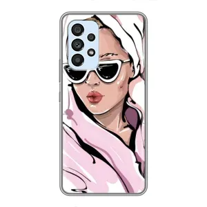 Чохол з картинкою Модні Дівчата Samsung Galaxy A33 (5G) (Дівчина в халаті)