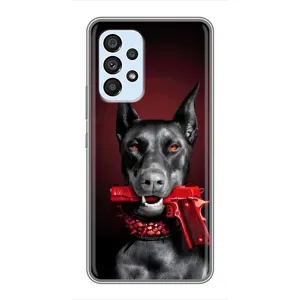 Чохол ДОБЕРМАН для Samsung Galaxy A33 (5G) (Доберман злий)
