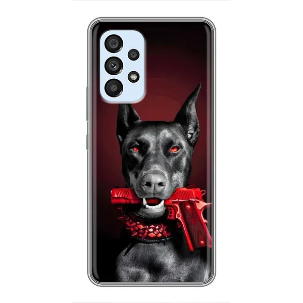 Чехол с рисунком «Доберман злой» для Samsung Galaxy A33 (5G) Чехол с рисунком «Доберман злой» для Samsung Galaxy A33 (5G)