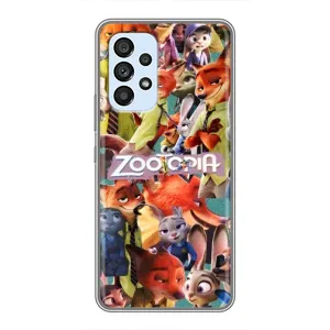 Силиконовый чехол с принтом Зоотрополіс для Samsung Galaxy A33 (5G) (Коллаж героев)