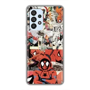 Чехол Супергерой Человека Паука на Samsung Galaxy A33 (5G) (Комикс Паука)