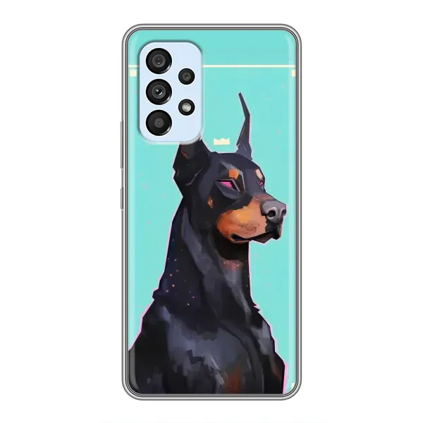 Чехол с рисунком «Король доберман» для Samsung Galaxy A33 (5G) Чехол с рисунком «Король доберман» для Samsung Galaxy A33 (5G)