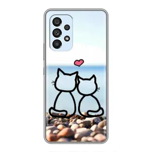 Силиконовые Чехлы Любимому человеку для Samsung Galaxy A33 (5G) (Котейки)