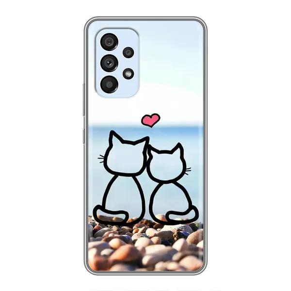Чехол с рисунком «Котейки» для Samsung Galaxy A33 (5G) Чехол с рисунком «Котейки» для Samsung Galaxy A33 (5G)