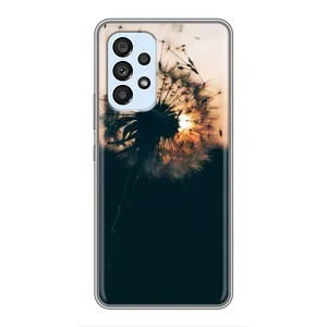 Силиконовый Чехол с одуванчиками на Samsung Galaxy A33 (5G) (Красивый одуванчик)