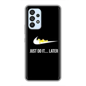 Силіконовый Чохол на Samsung Galaxy A33 (5G) з картинкою НАЙК (Later)