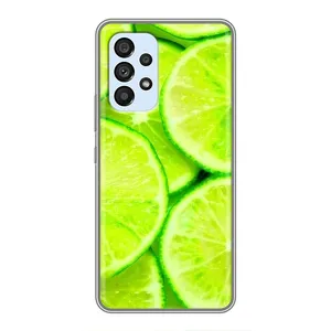 Чехол с изображением вкусной еды для Samsung Galaxy A33 (5G) (Лайм)